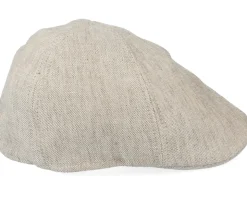 Texas Linen Beige Flat Cap - Stetson