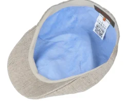 Texas Linen Beige Flat Cap - Stetson
