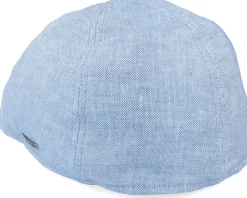 Texas Linen Blue Flat Cap - Stetson