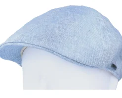 Texas Linen Blue Flat Cap - Stetson