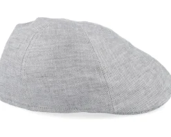 Texas Linen Light Grey Flat Cap - Stetson