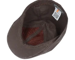 Texas Organic Cotton Brown Flat Cap - Stetson