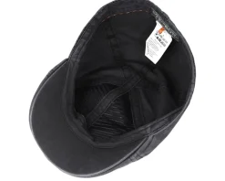 Texas Organic Cotton Dark Grey Flat Cap - Stetson