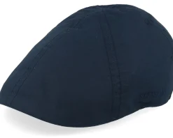 Texas Ripstop Wr Midnight Blue Flat Cap - Stetson