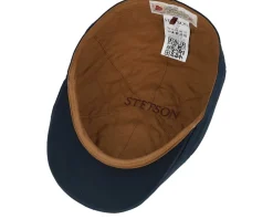 Texas Ripstop Wr Midnight Blue Flat Cap - Stetson