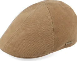 Texas Soft Cotton Brown Flatcap - Stetson