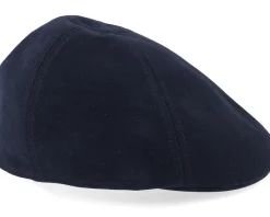 Texas Soft Cotton Navy Flat Cap - Stetson