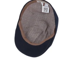 Texas Soft Cotton Navy Flat Cap - Stetson