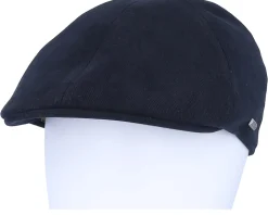 Texas Soft Cotton Navy Flat Cap - Stetson