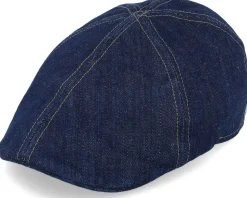 Texas Sustainable Denim Blue Flat Cap - Stetson