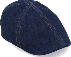 Texas Sustainable Denim Blue Flat Cap - Stetson