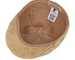 Texas Toyo Khaki Flat Cap - Stetson