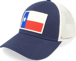Texas Twill Valin Patch Ivory Navy/White Trucker - American Needle