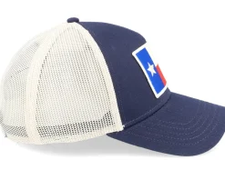 Texas Twill Valin Patch Ivory Navy/White Trucker - American Needle
