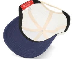 Texas Twill Valin Patch Ivory Navy/White Trucker - American Needle