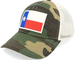 Texas Twill Valin Ptch Ivory Camo Trucker - American Needle