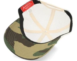 Texas Twill Valin Ptch Ivory Camo Trucker - American Needle
