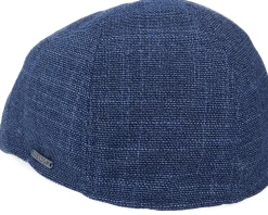Texas Virgin Wool Silk Navy Flat Cap - Stetson