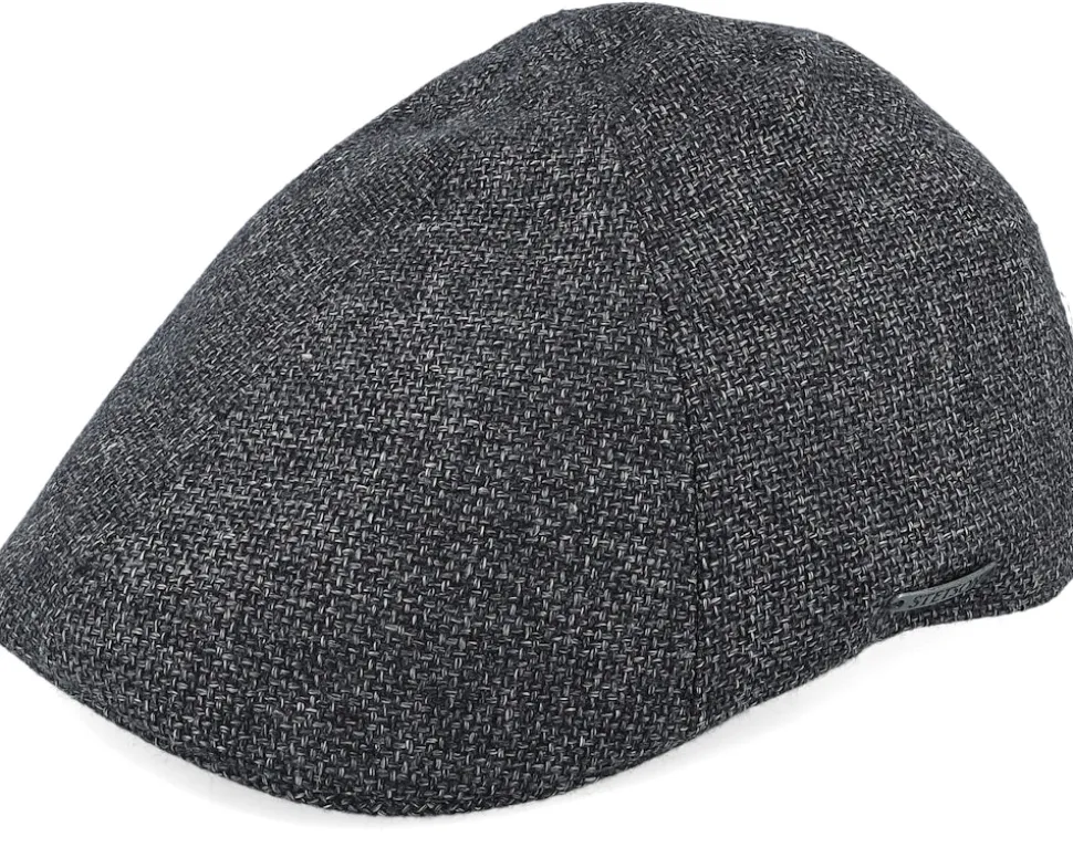 Texas Virgin Wool/Linen Grey Flat Cap - Stetson