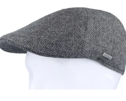 Texas Wool Anthracit/Black Flat Cap - Stetson