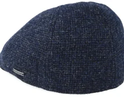 Texas Wool Navy Flat Cap - Stetson