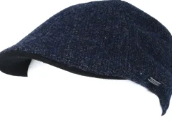Texas Wool Navy Flat Cap - Stetson