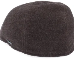 Texas Wool/Cashmere Brown Flat Cap - Stetson