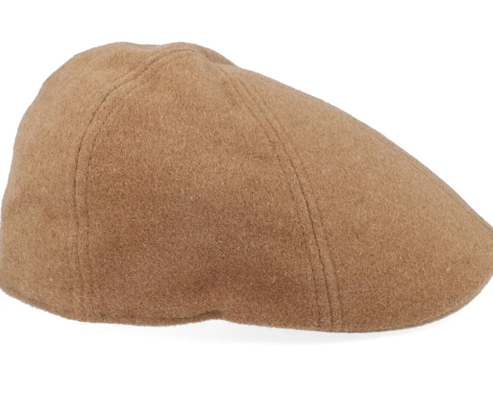 Texas Wool/Cashmere Camel Flat Cap - Stetson
