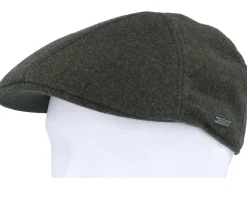 Texas Wool/Cashmere Moss Flat Cap - Stetson