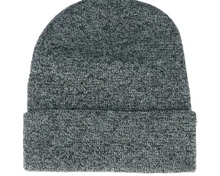 TGN Patch Beanie Heather Black Cuff - SQRTN