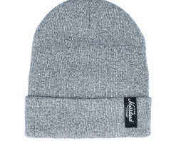 TGN Patch Beanie Heather Grey Cuff - SQRTN