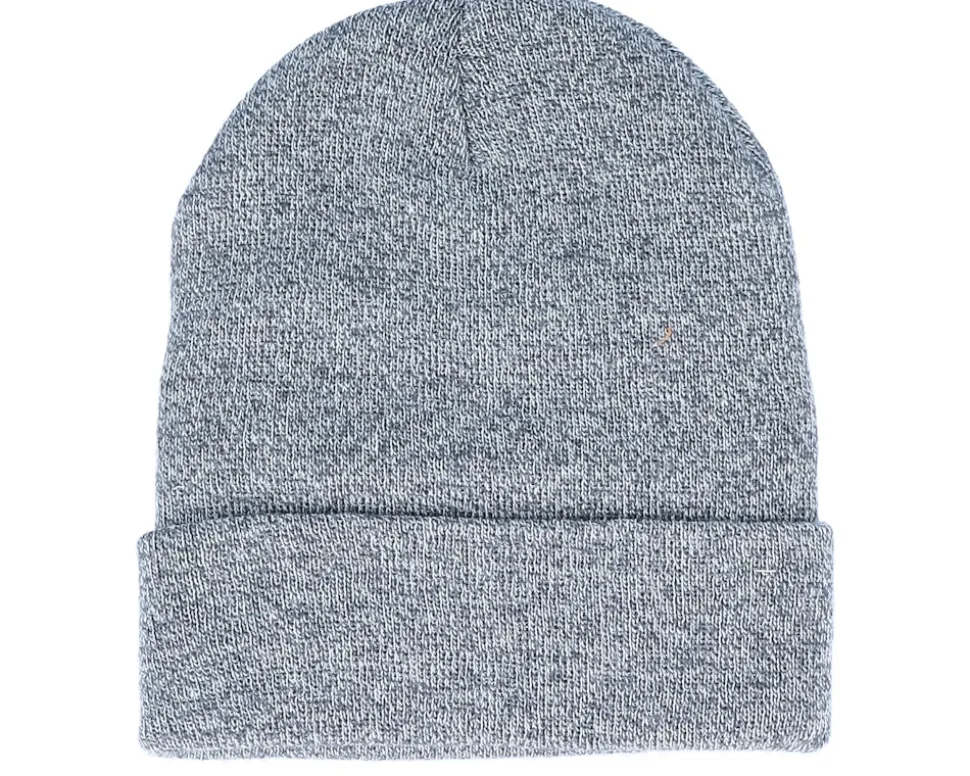 TGN Patch Beanie Heather Grey Cuff - SQRTN