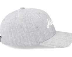 Tgn Script Hooked Cap Grey Adjustable - SQRTN