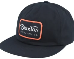 20th Anniversary Grade Black/Orange/White Snapback - Brixton