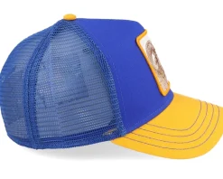 The Attack Ram Cobalt/Yellow A-Frame Trucker - Goorin Bros.