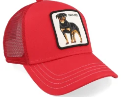The Baddest Boy Global Core Scarlet A-Frame Trucker - Goorin Bros.