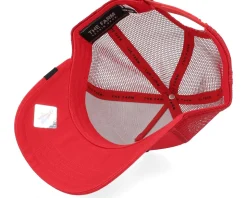 The Baddest Boy Global Core Scarlet A-Frame Trucker - Goorin Bros.