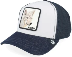 The Bandit Coyote Light Grey/Black A-Frame Trucker - Goorin Bros.