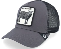 The Black Sheep Grey/Black A-Frame Trucker - Goorin Bros.