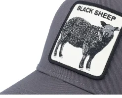 The Black Sheep Grey/Black A-Frame Trucker - Goorin Bros.