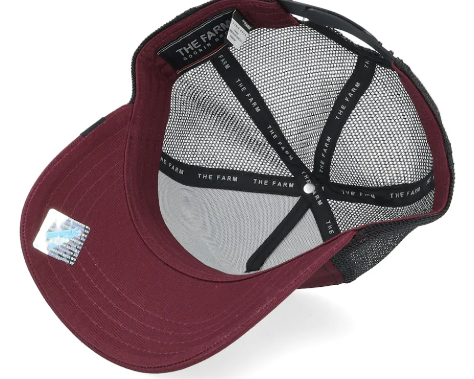 The Boss Gorilla Burgundy/Black A-Frame Trucker - Goorin Bros.