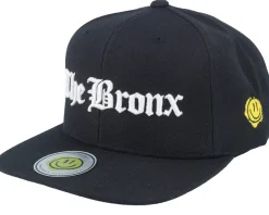 The Bronx 3d Script Black Snapback - Lucid Smile