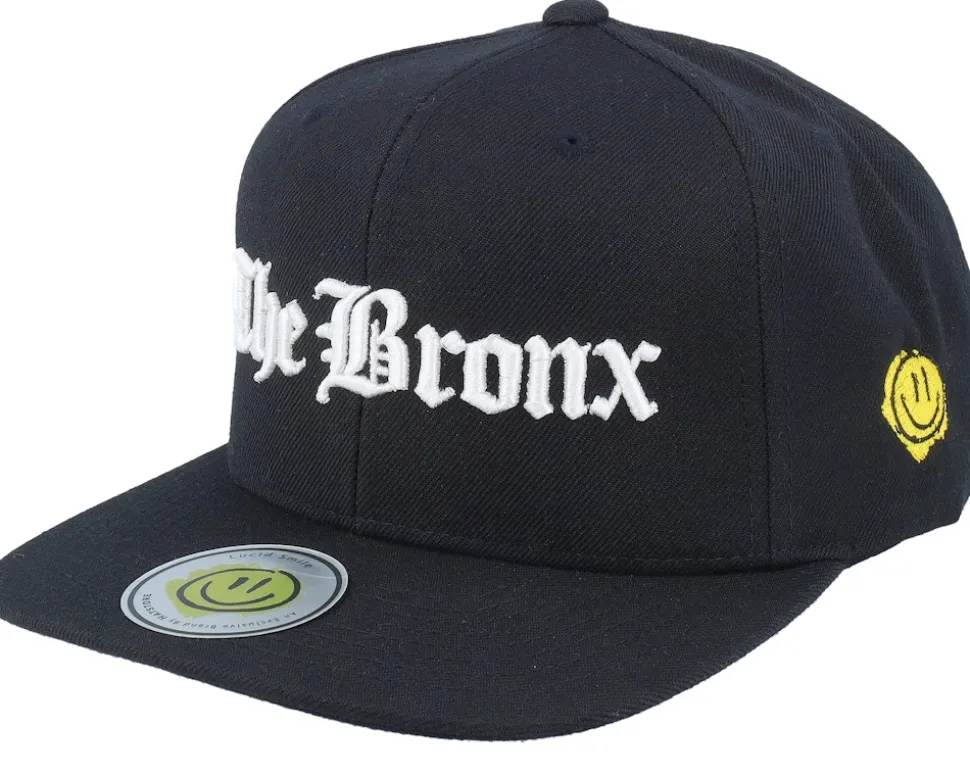 The Bronx 3d Script Black Snapback - Lucid Smile