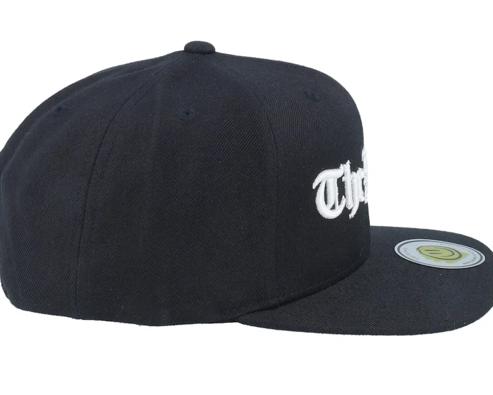 The Bronx 3d Script Black Snapback - Lucid Smile