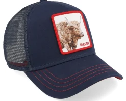 The Bullish Bull Navy A-Frame Trucker - Goorin Bros.
