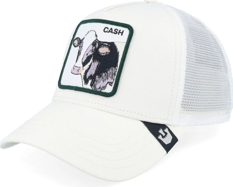 The Cash Cow Global Core Ivory A-Frame Trucker - Goorin Bros.