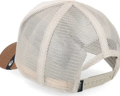 The Deadliest Scorpion Eco Brutalism Taupe/Brown A-Frame Trucker - Goorin Bros.