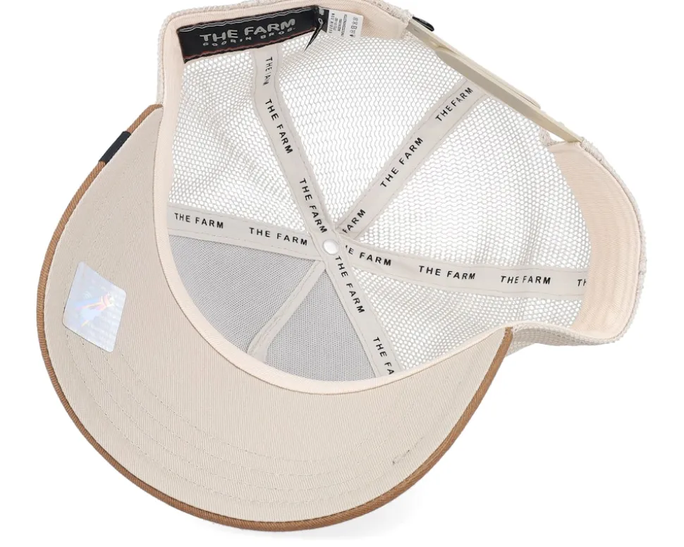 The Deadliest Scorpion Eco Brutalism Taupe/Brown A-Frame Trucker - Goorin Bros.