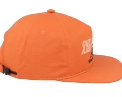 The Field Orange Strapback - Coal