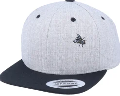 The Fly Heather Grey/Black Snapback - Iconic